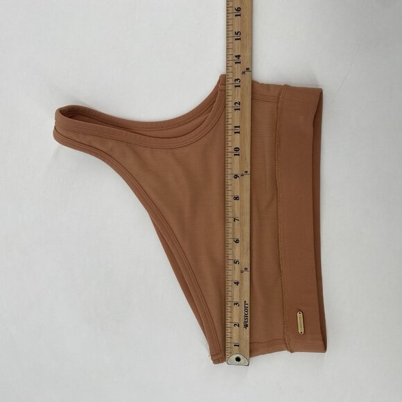 L*Space Womens Size Small Active Rookie Sports Bra Sessions Putty Single Strap - Picture 8 of 10